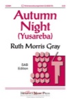 Autumn Night   SAB