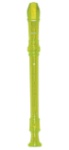 Soprano Recorder Green